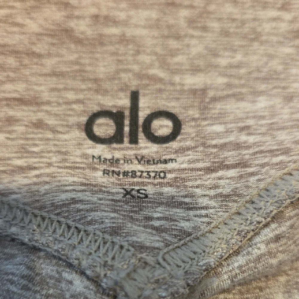 ALO Yoga Alosoft Sheila High-Waist Colorblock Leggings Grey XS Yoga Athleisure